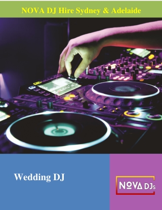 DJ Hire Adelaide | NOVA DJ Hire Sydney & Adelaide