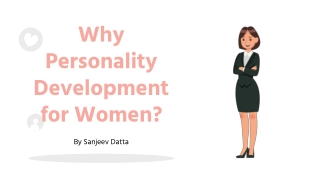 Why Personality Development for Women?