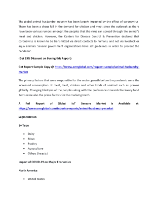 Global Animal Husbandry Market