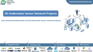 3D Underwater Sensor Network Projects Research Assistance
