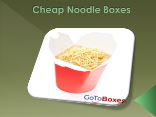 Cheap Noodle Boxes