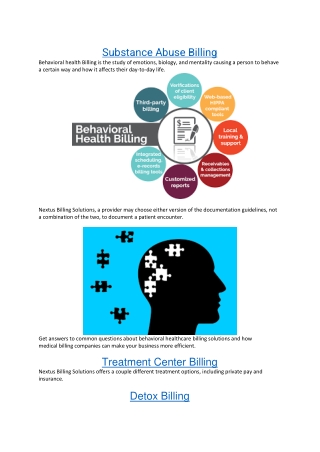 Substance Abuse Billing