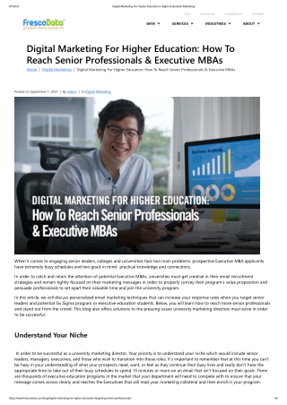 Digital Marketing For Higher Education _ Higher Education Marketing