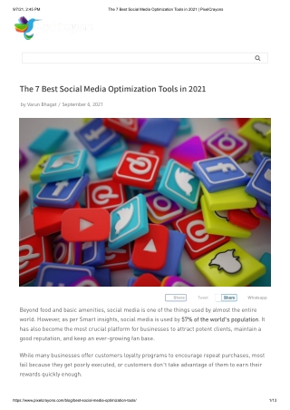 The 7 Best Social Media Optimization Tools in 2021 | PixelCrayons