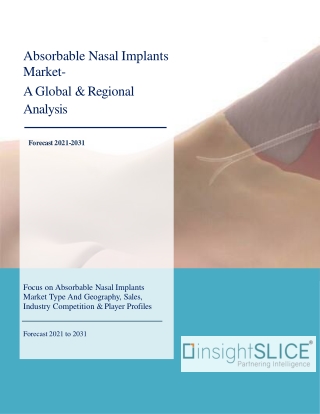 Absorbable Nasal Implants Market Share, Trends, Analysis and Forecasts, 2031