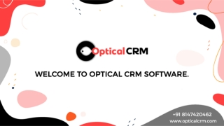 Optical Shop Management System | Optical CRM