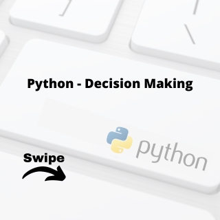 Python - Decision Making