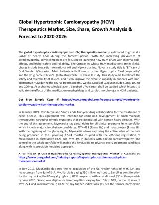 Global_Hypertrophic_Cardiomyopathy_HCM_Therapeutics_Market