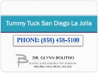 Tummy Tuck San Diego La Jolla