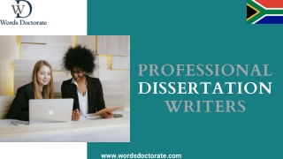 Professional Dissertation Writers For You - Words Doctorate