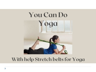 Best Yoga Stretch Belt at Best Price - Buy Now