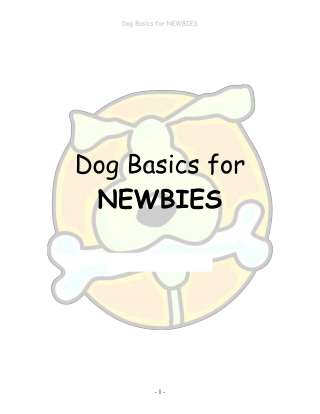 Dog_Basics_for_Newbies