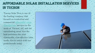 Solar Panel Installation Services Available for Residential & Commercial Spaces