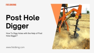 How To Digg Holes with the Help of Post Hole Digger?