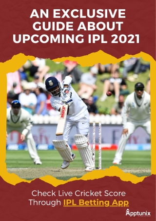 A Guidance about IPL 2021 | Earn Money From IPL Betting Apps