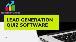Lead Generation Quiz Software