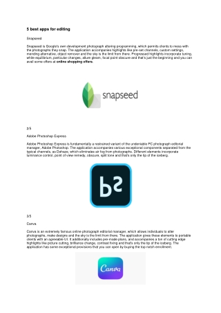 5 best apps for editing-converted