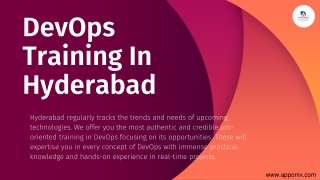DEVOPS IN HYDERABAD
