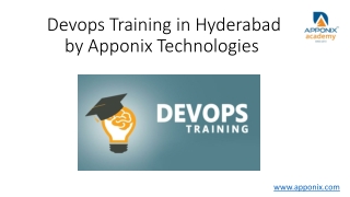 devops training in hyderabad by apponix technologies