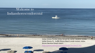 Indian shores vacation rentals beachfront