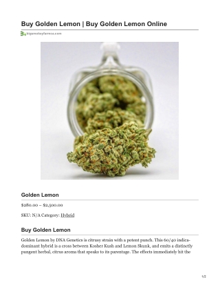Golden Lemon