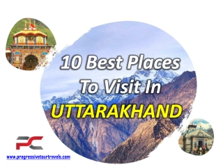 10 best places to visit in Uttarakhand