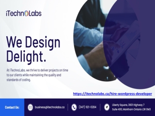 Hire WordPress Experts - iTechnoLabs