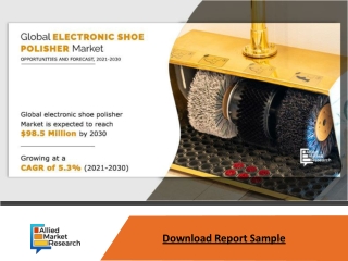 Electric Shoe Polisher Market Expected to Reach $98.5 million by 2030-Allied Mar