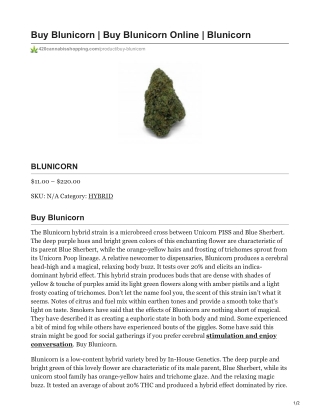 Blunicorn