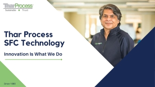 SFC Technology : Pilot to Industrial Purification | Thar Process
