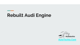 Rebuilt Audi Engine PDF