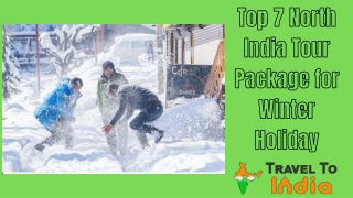 Top 7 North India tour package for winter holiday