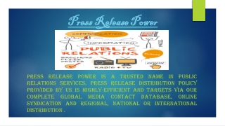 Press Release Power SERVICE