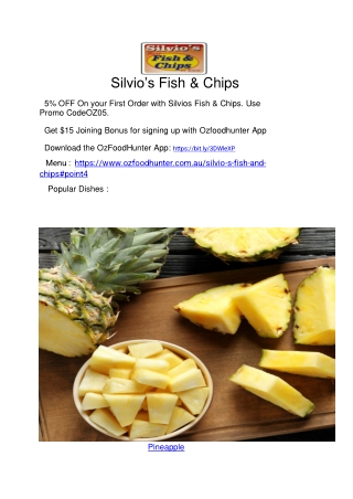 Silvio's fish and chips Albany Hwy Gosnells, WA - 5% Off
