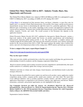 Global Flow Meters  Market