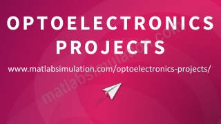 Optoelectronics Projects For Engineering Students
