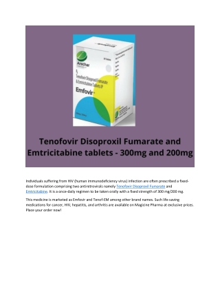 Emfovir by Arechar Healthcare