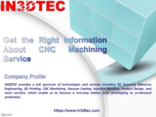 Get the Right Information About CNC Machining Service