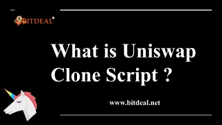 Uniswap Exchange Clone Script | bug free Uniswap Clone Script