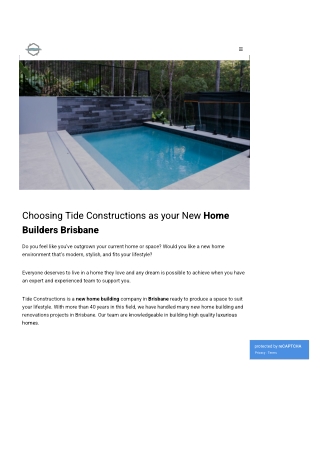 New Home Builders Brisbane