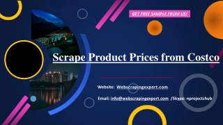 Scrape Product Prices from Costco