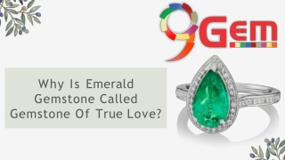 Why Emerald Gemstone Is Called Gemstone Of True Love