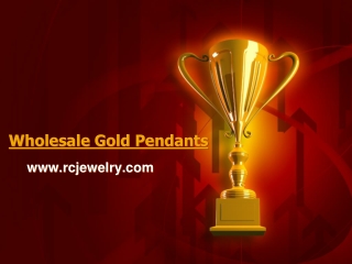 Best Wholesale Gold Pendants Online - www.rcjewelry.com
