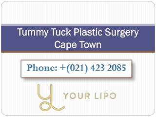 Tummy Tuck Plastic Surgery Cape Town