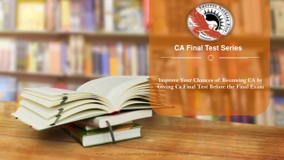 CA Final Test Series