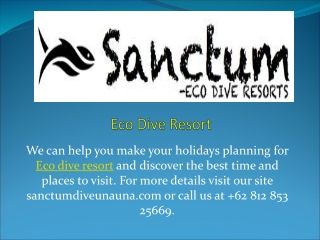 Eco Dive Resort