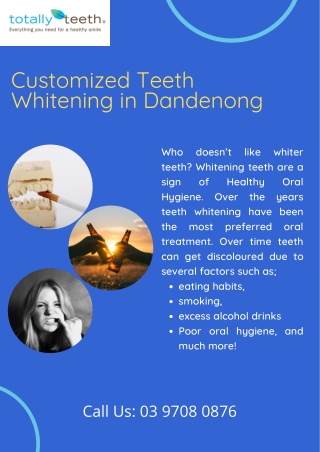 Customized Teeth Whitening in Dandenong