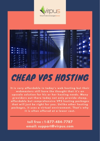 Cheap VPS hosting