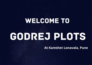 Godrej Plots Kamshet Lonavala Pune - Download Brochure | PDF