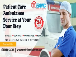 Book Medivic Ambulance Service in Camac Street & Kalighat, Kolkata for Best Solu